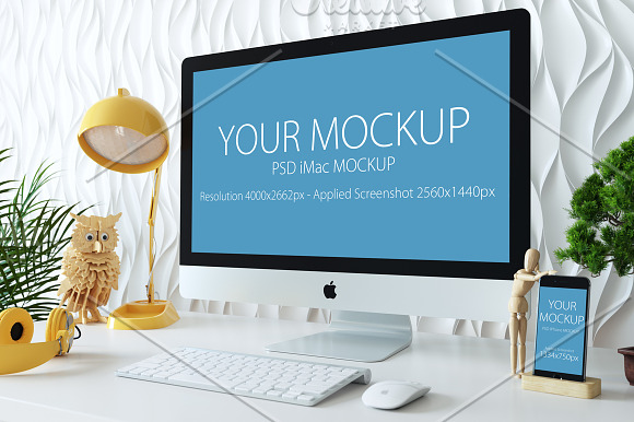 Download iMac and iPhone mockup