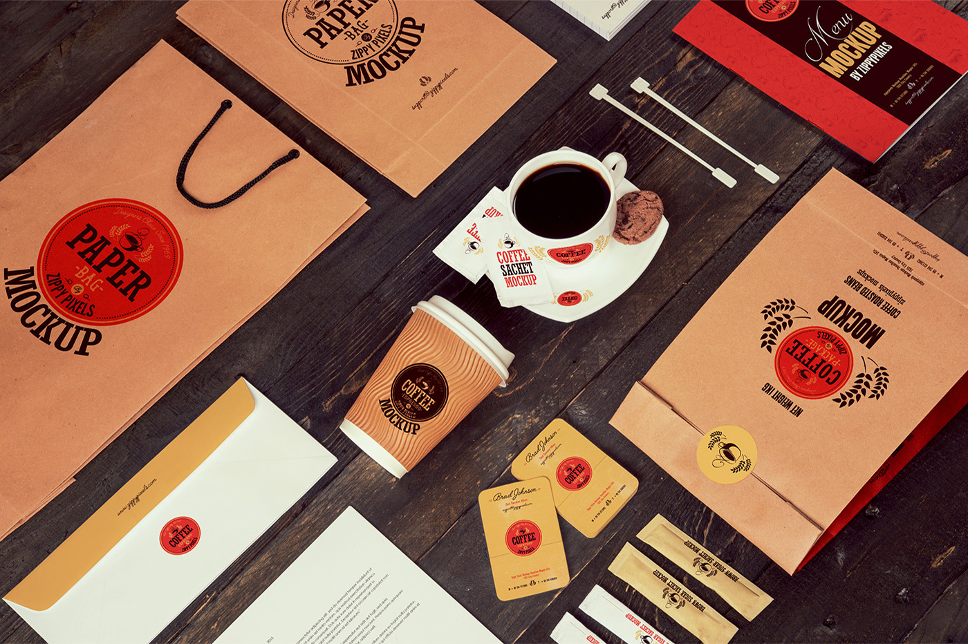 Coffee Branding & Packaging Mockups ~ Branding Mockups ~ Creative Market