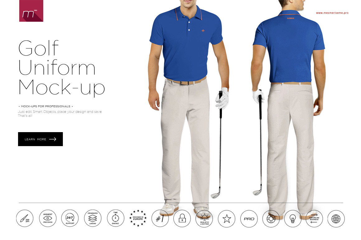 Download Golf Uniform Mock-up ~ Product Mockups ~ Creative Market