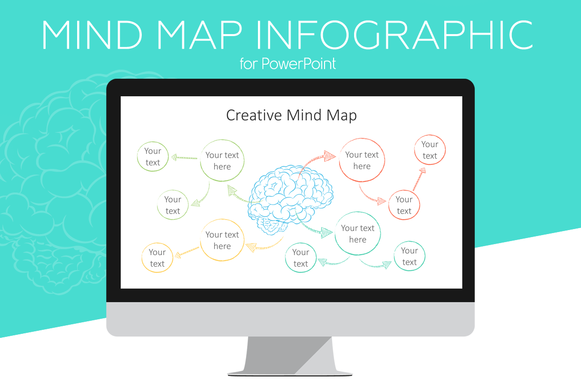 Mind Map Infographic for PowerPoint ~ Presentation Templates ~ Creative