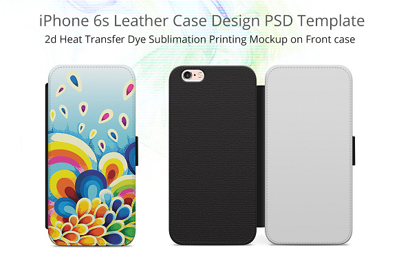 Download iPhone 6-6s Leather Flip Case Mockup