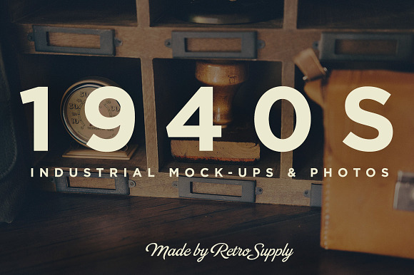 Download 1940s Industrial Design Mock-Ups