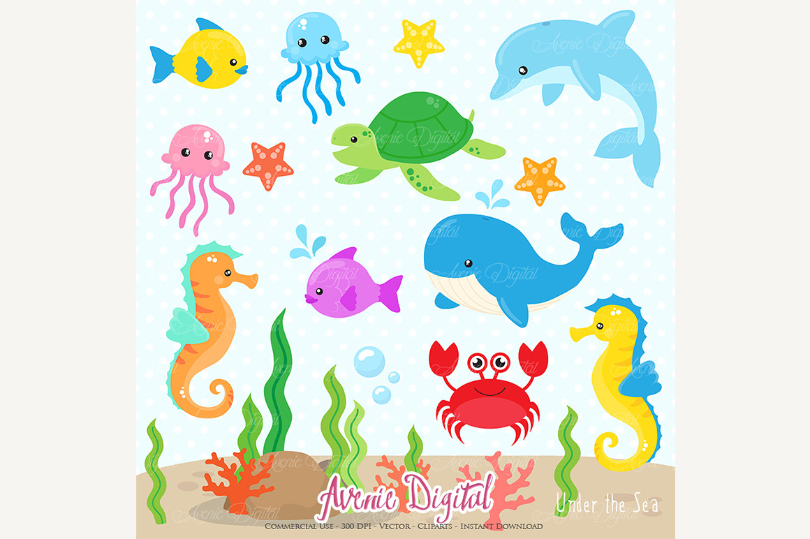 clipart of under the sea - photo #40