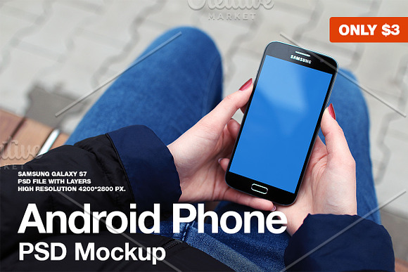 Download Samsung Galaxy S7 PSD Mockup