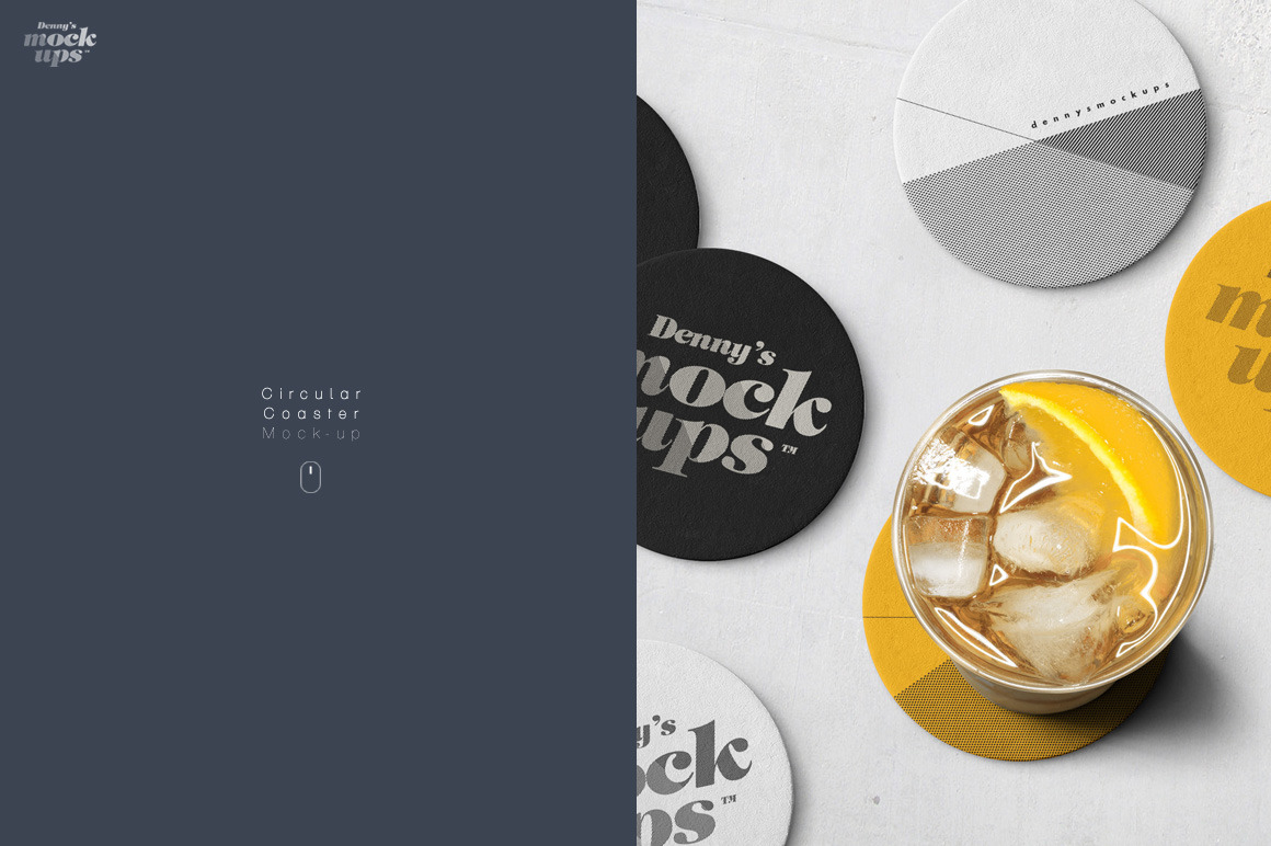 Download Circular Coaster Mockup ~ Product Mockups ~ Creative Market