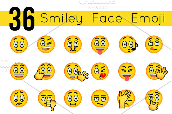 Emoticons Smiley Face Emoji Icons