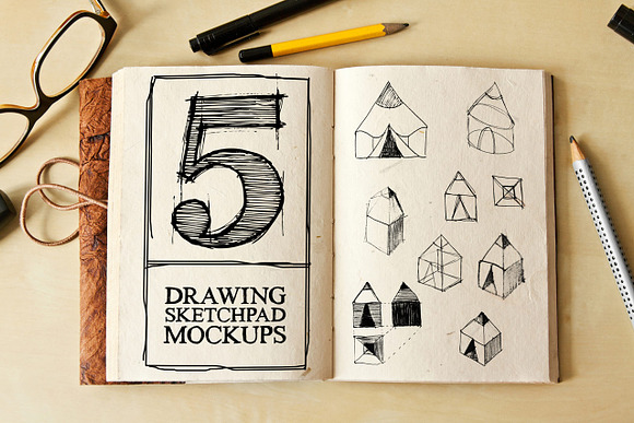 Free Drawing Sketch Pad Mock-ups