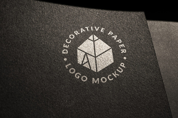 Download Decorative Paper Logo Mock-up 2