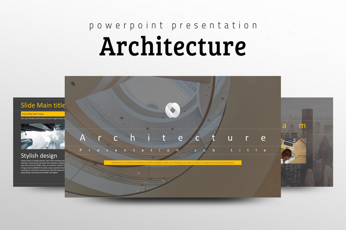 Architecture PPT Template PowerPoint Templates Creative Market