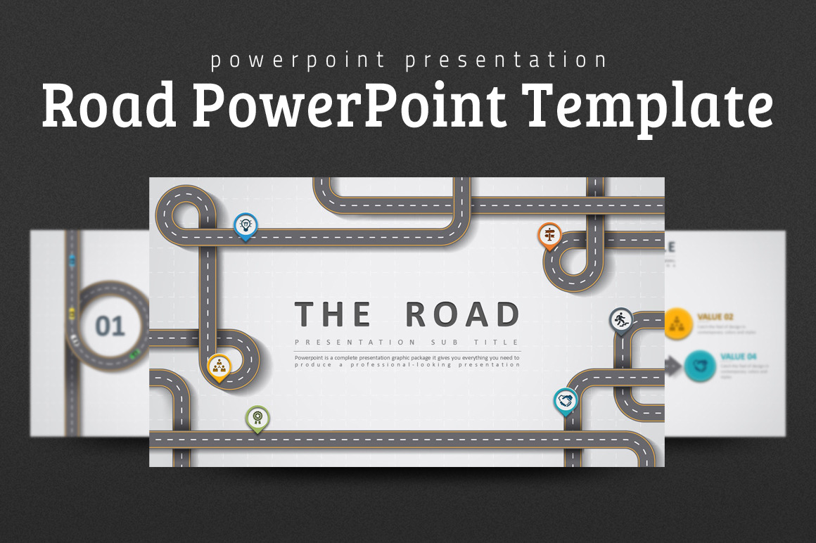 road-powerpoint-template-powerpoint-templates-creative-market