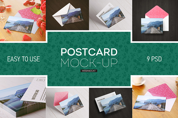 Download Greeting card / Postcard MockUp