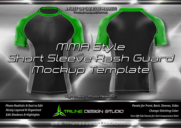 Download MMA Style Shrt Slv Compression Shirt