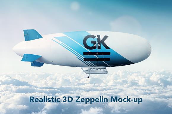 Download Realistic 3D Zeppelin / Dirigible