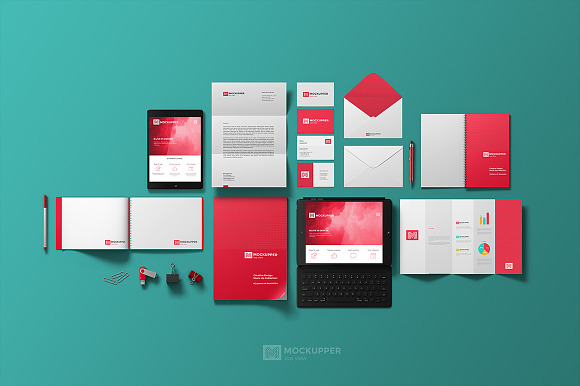 Download Identity Mockup 4k top view 1