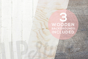 Download A179 Three Wooden Backgrounds