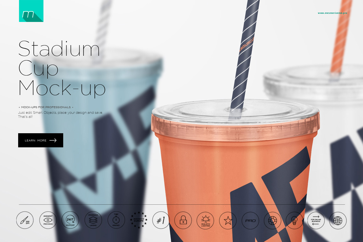 Download Stadium Cup Mock-up ~ Product Mockups ~ Creative Market