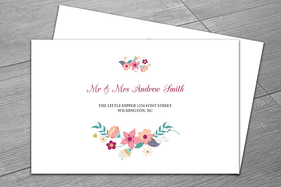 Wedding Envelope Template ~ Invitation Templates ...