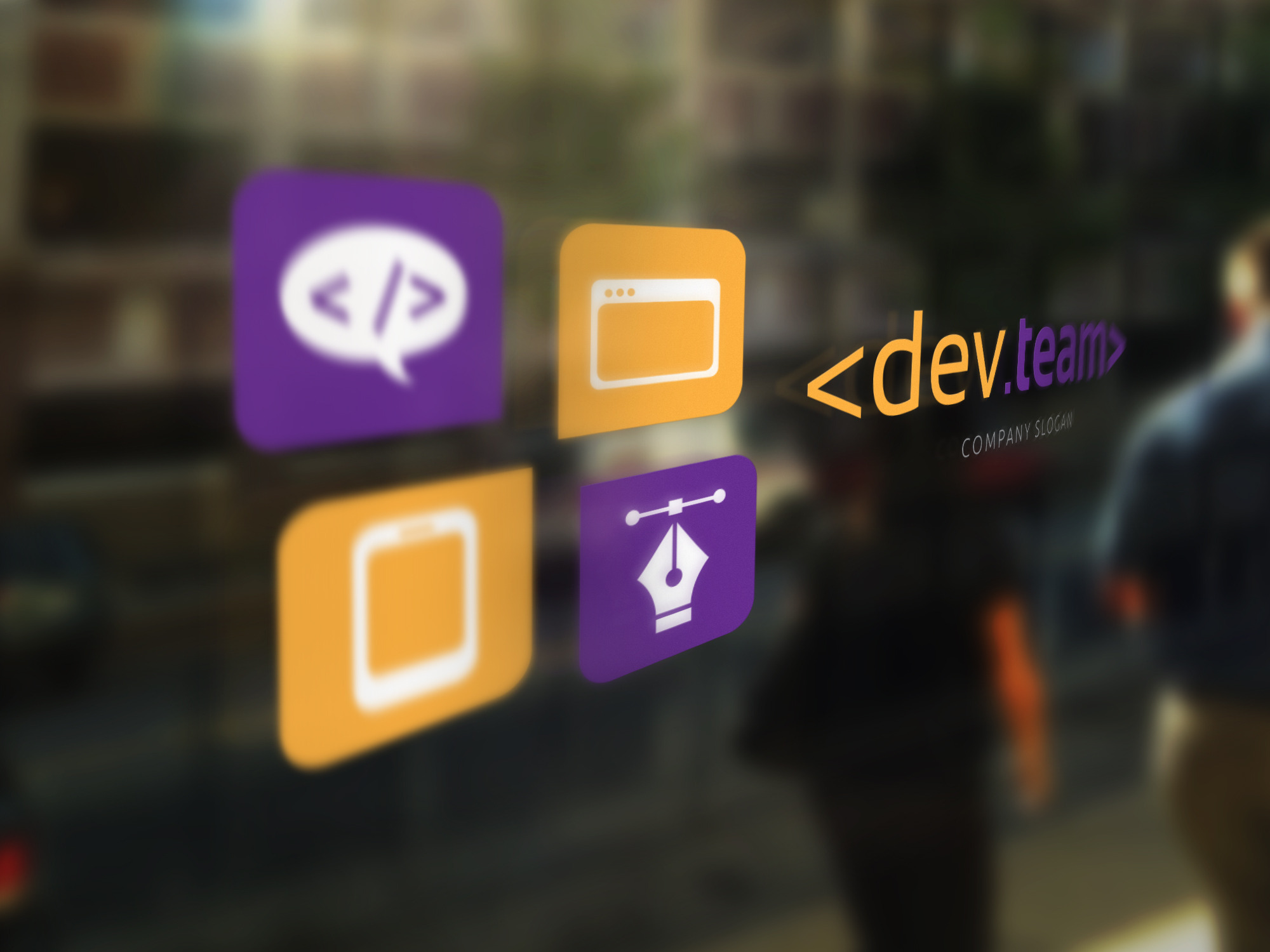 Developer Team Logo Logo Templates Creative Market