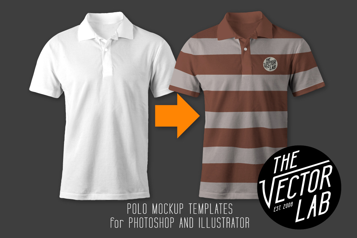Download Men's Polo Shirt Mockup Templates ~ Product Mockups ... Free Mockups