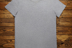 Download Blank grey t-shirt mockup set ~ Technology Photos ...