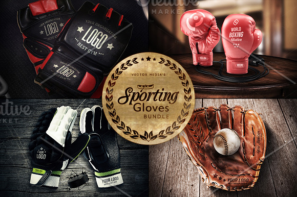 Download Sporting Gloves - Mockups [BUNDLE]
