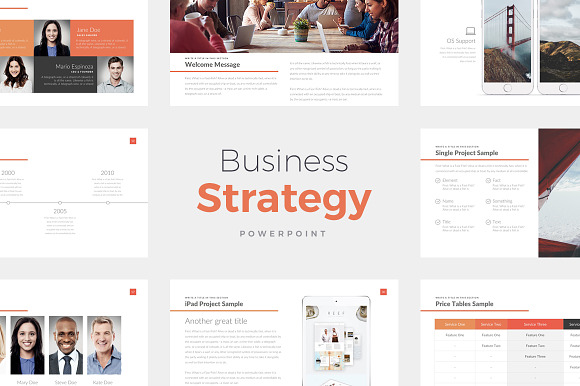Business Strategy Deck PowerPoint in Presentation Templates