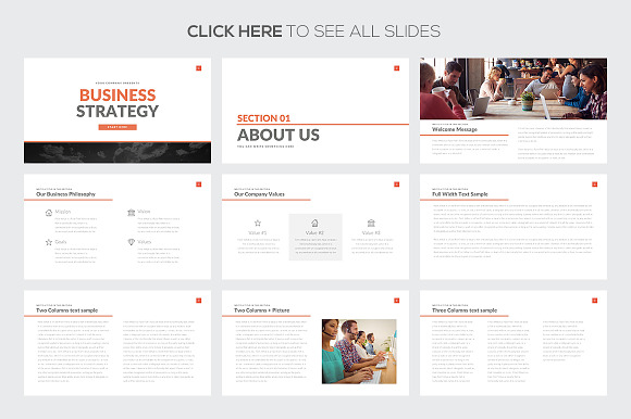 Business Strategy Deck PowerPoint in Presentation Templates - product preview 1