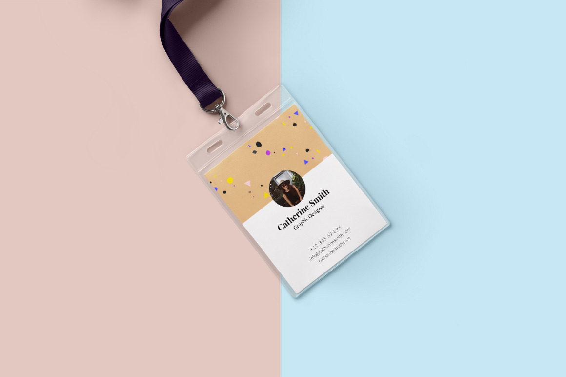 Minimal Creative ID Card Design ~ Card Templates 