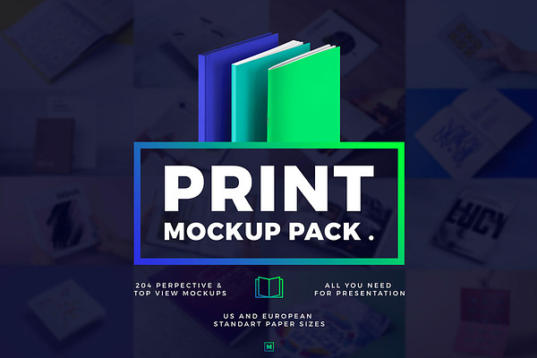 Print MockUp Pack PSD Mockup