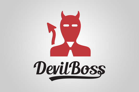 Devil boss logo template in Logo Templates
