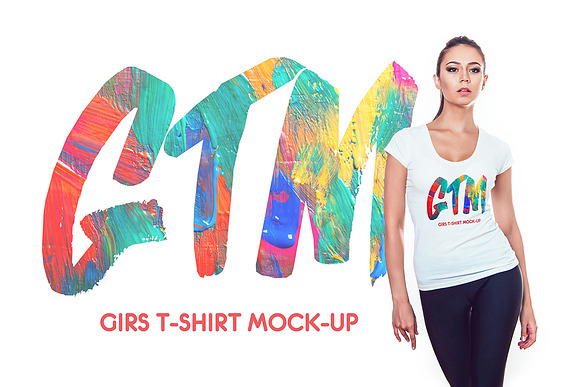 Download Women's T-shirts Mock-Up