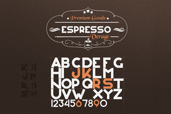 Espresso Verage Font in Display Fonts