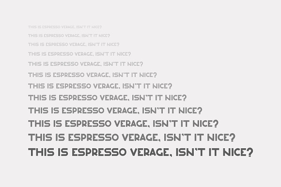 Espresso Verage Font in Display Fonts - product preview 3