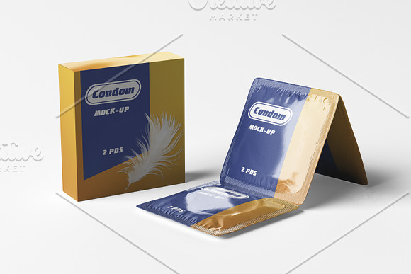 Download Free Download Condom Mock Up PSD Mockup Template