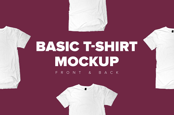 Download Basic T-Shirt Mockup