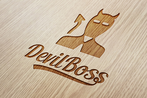 Devil boss logo template in Logo Templates - product preview 4
