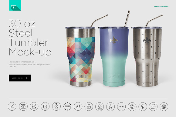 Download 30 oz Stainless Tumbler Mock-up