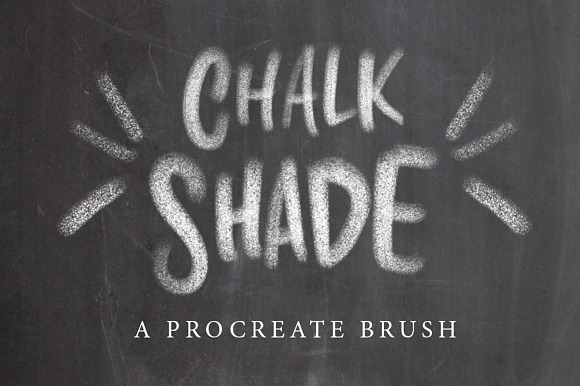 Chalk Shade Procreate Brush in Photoshop Brushes