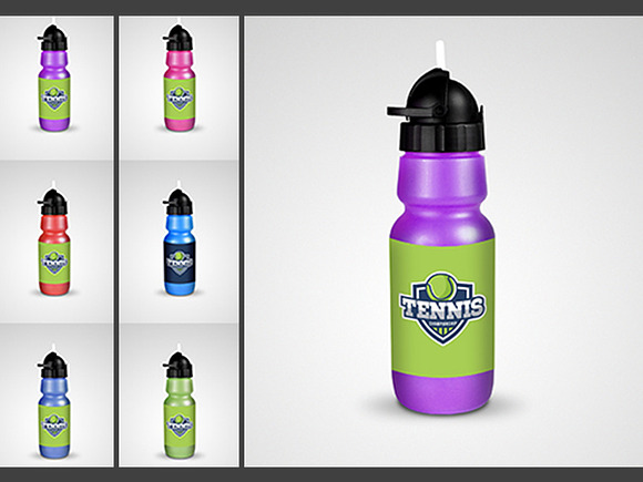 Download Water Bottle Mock-up Fitness Shaker