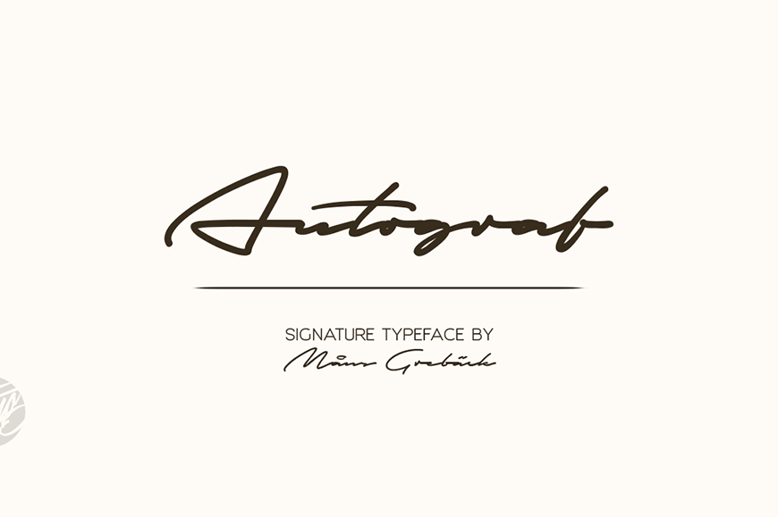 Autograf ~ Script Fonts ~ Creative Market