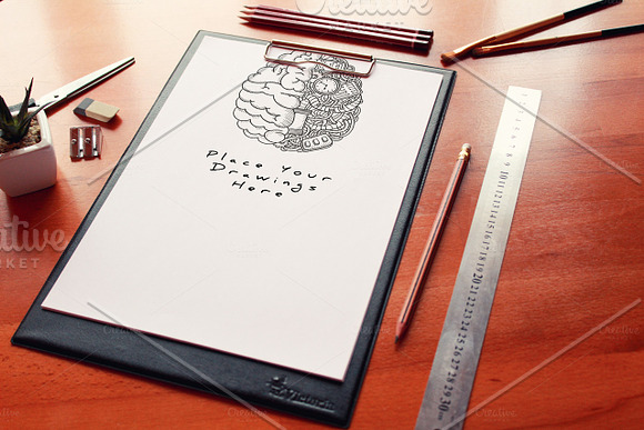 Hand Drawn Sketch Mock-up 1 in Product Mockups - product preview 1