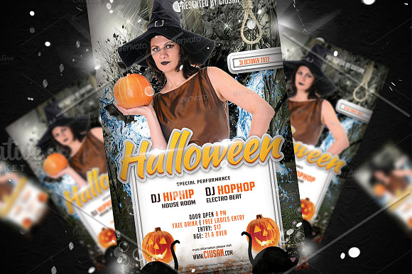 Halloween Flyer Template 8 in Flyer Templates - product preview 1