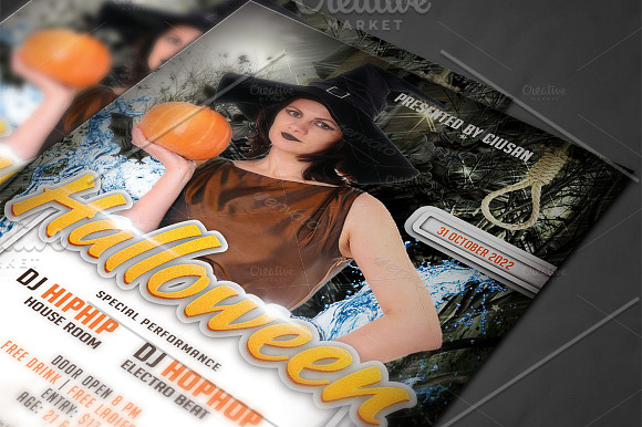 Halloween Flyer Template 8 in Flyer Templates - product preview 3