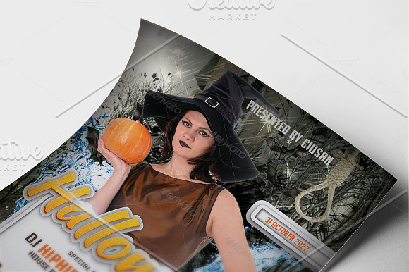 Halloween Flyer Template 8 in Flyer Templates - product preview 5