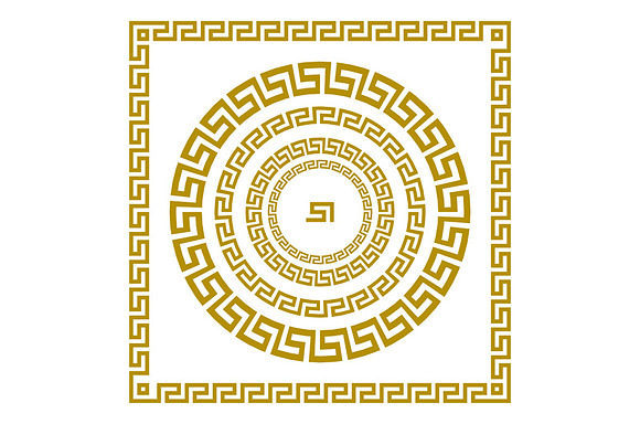greece ornament greek gold border ~ Graphics on Creative Market