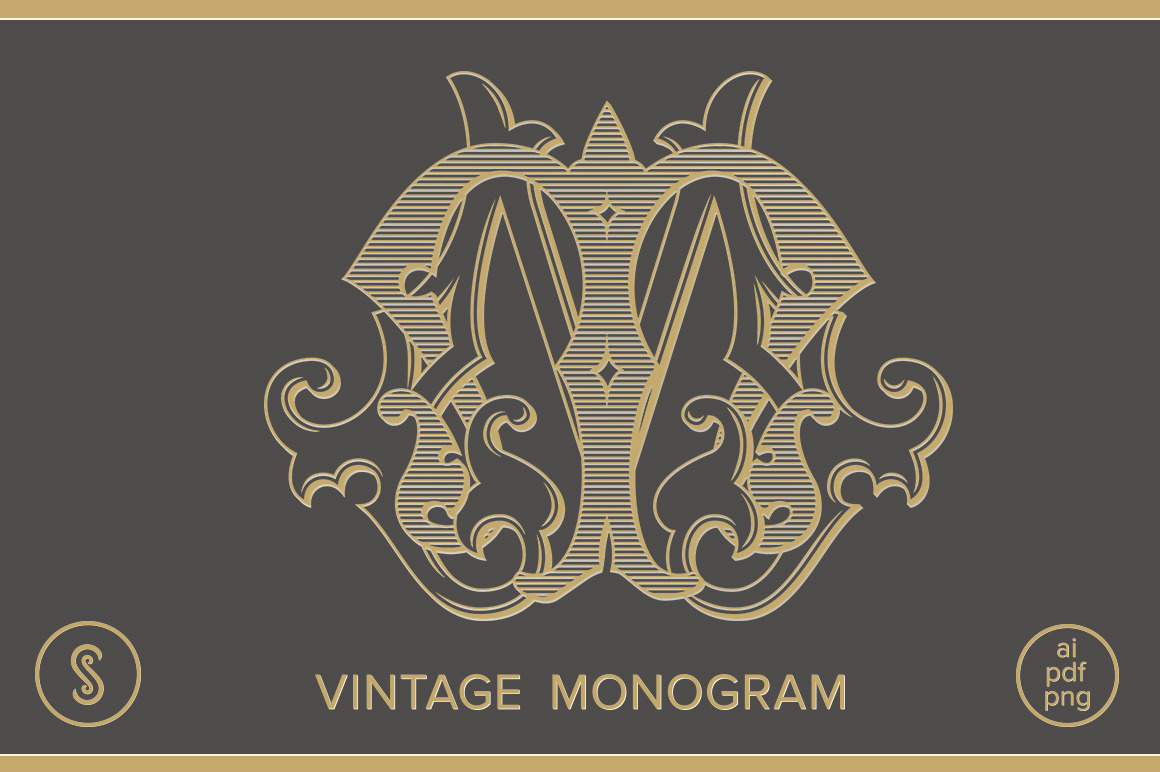MM Monogram ~ Logo Templates ~ Creative Market