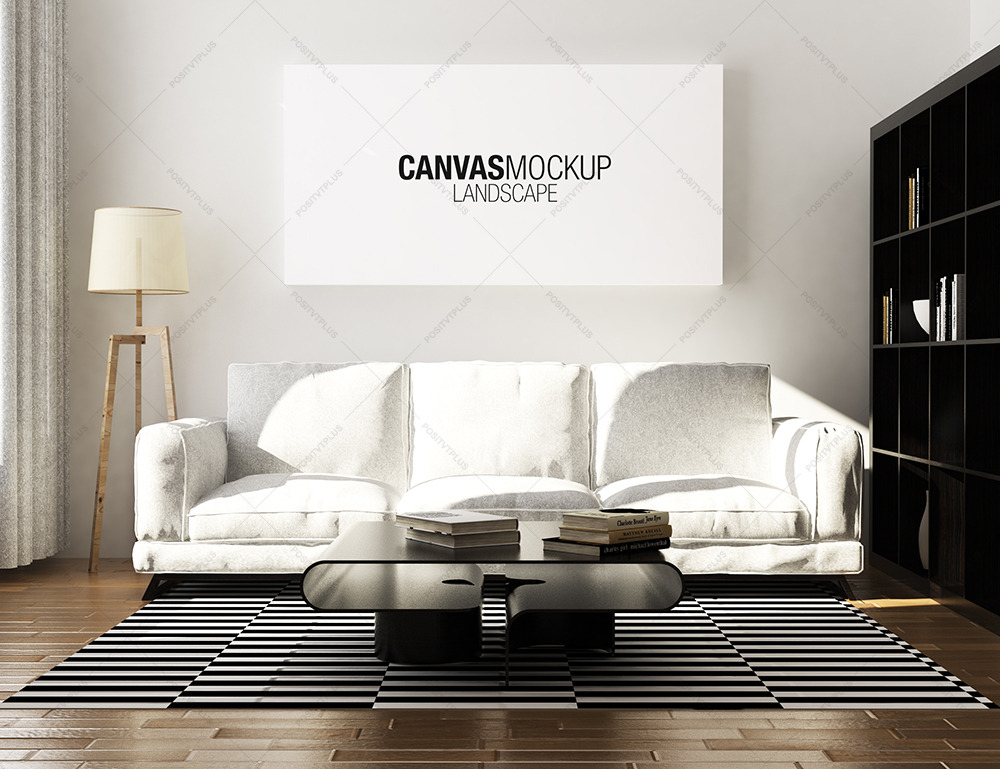 Download Canvas Mockup Scandinavian ~ Product Mockups ~ Creative Market
