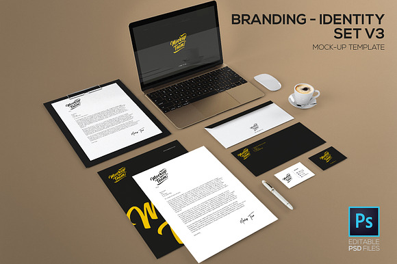 Download Branding / identity set V3 Mock-up