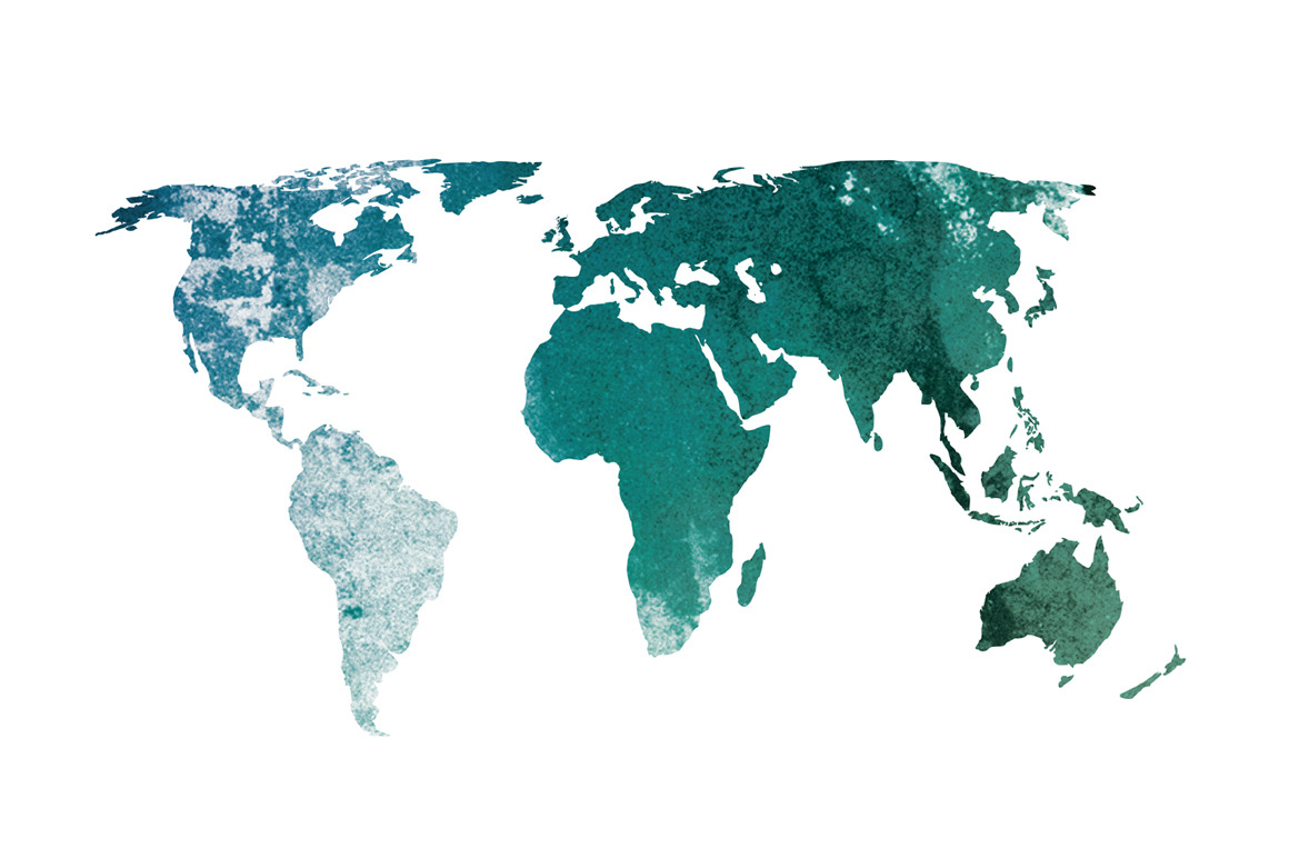 Textured World Map Illustrations Creative Market