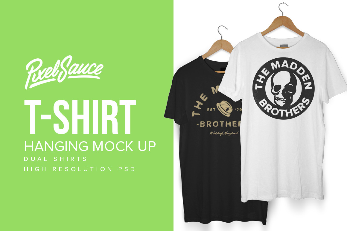 Download Hanging T-Shirt Mock Up ~ Product Mockups ~ Creative Market